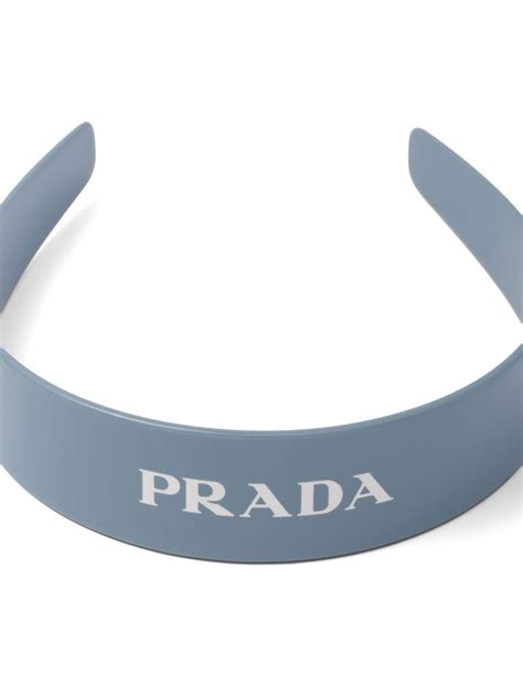 prada headband logo